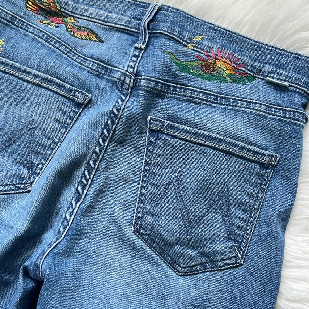 MOTHER the mid rise dazzler ankle jeans wet my plants - Picture 8 of 13